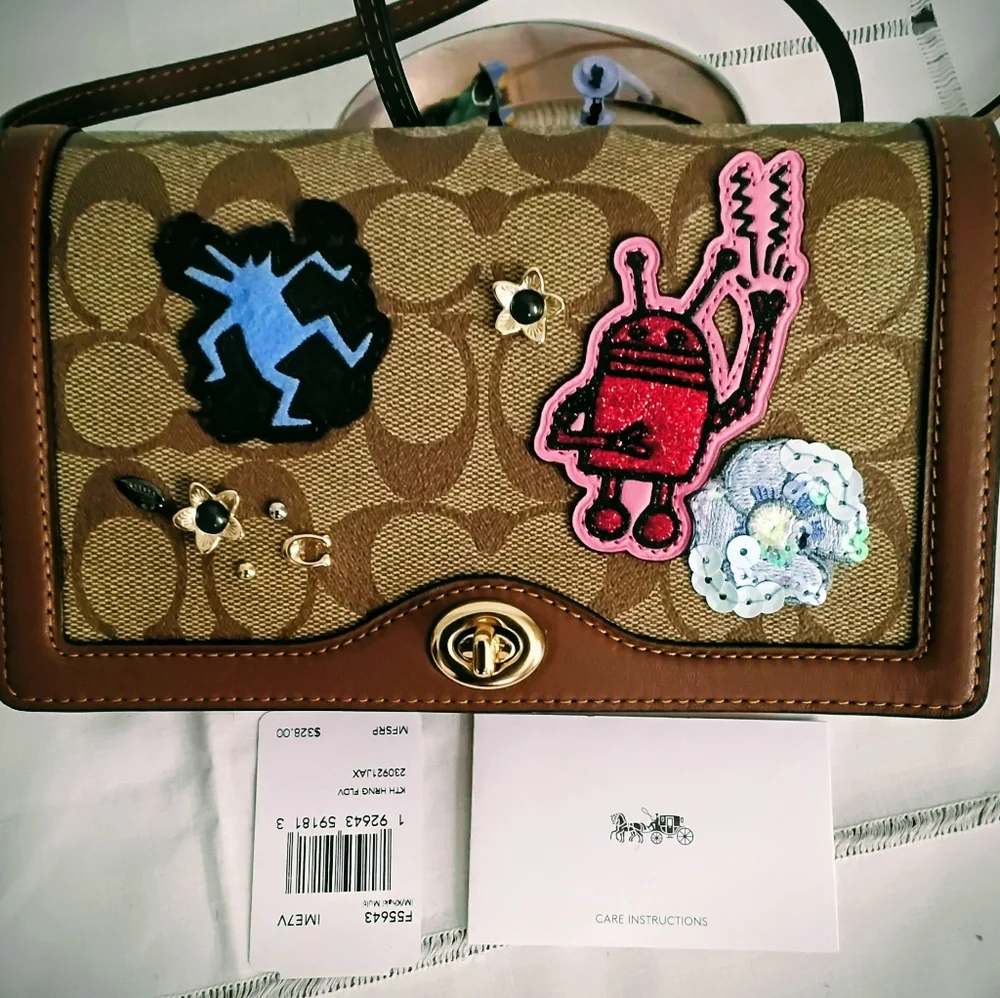 Coach X Keith Haring Limited Edition Crossbody Bag Purse NWT - Picture 2 of 11